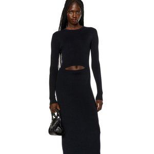 Diesel | Wool-blend dress with cut-out | New with tags